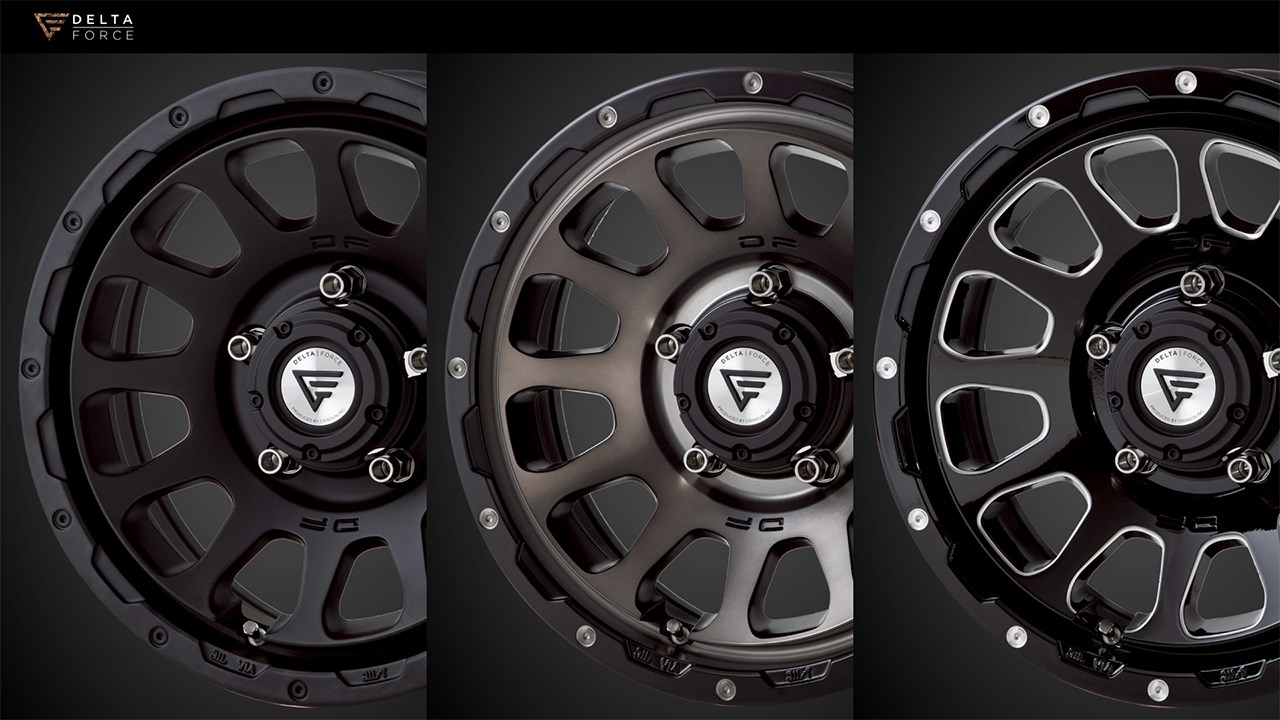 DELTA FORCE（デルタフォース） オーバル ホイール1本 16x7.0J 5H