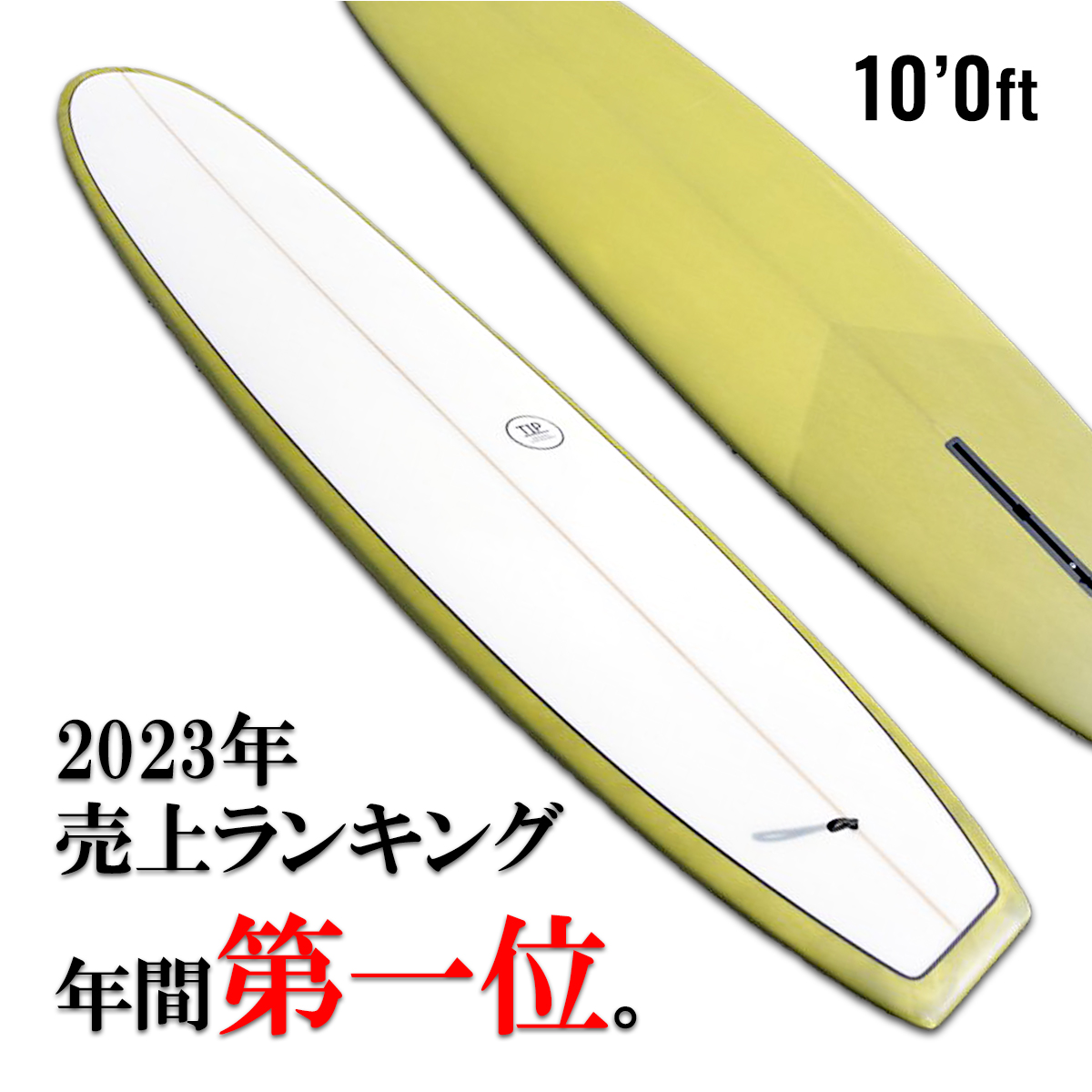 初心者向けロングボード「TIP」10.0ft とにかく楽にたくさん乗れる