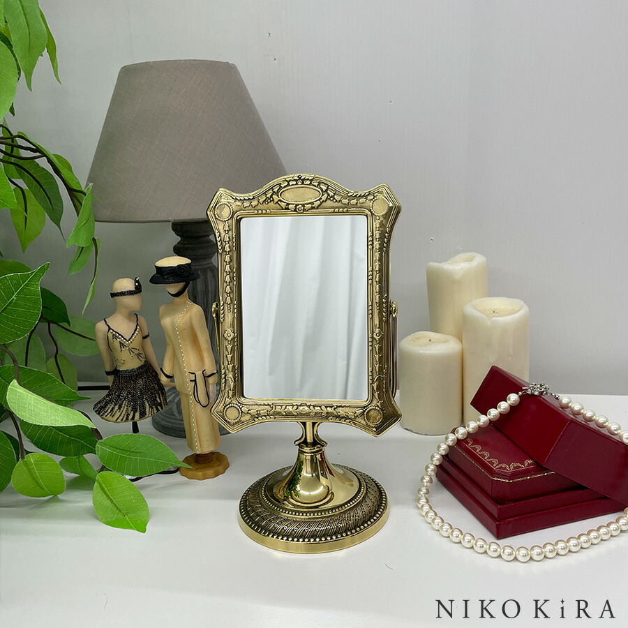 鏡 卓上ミラー 卓上鏡 卓上 化粧鏡 スタンドミラー メイク メイク