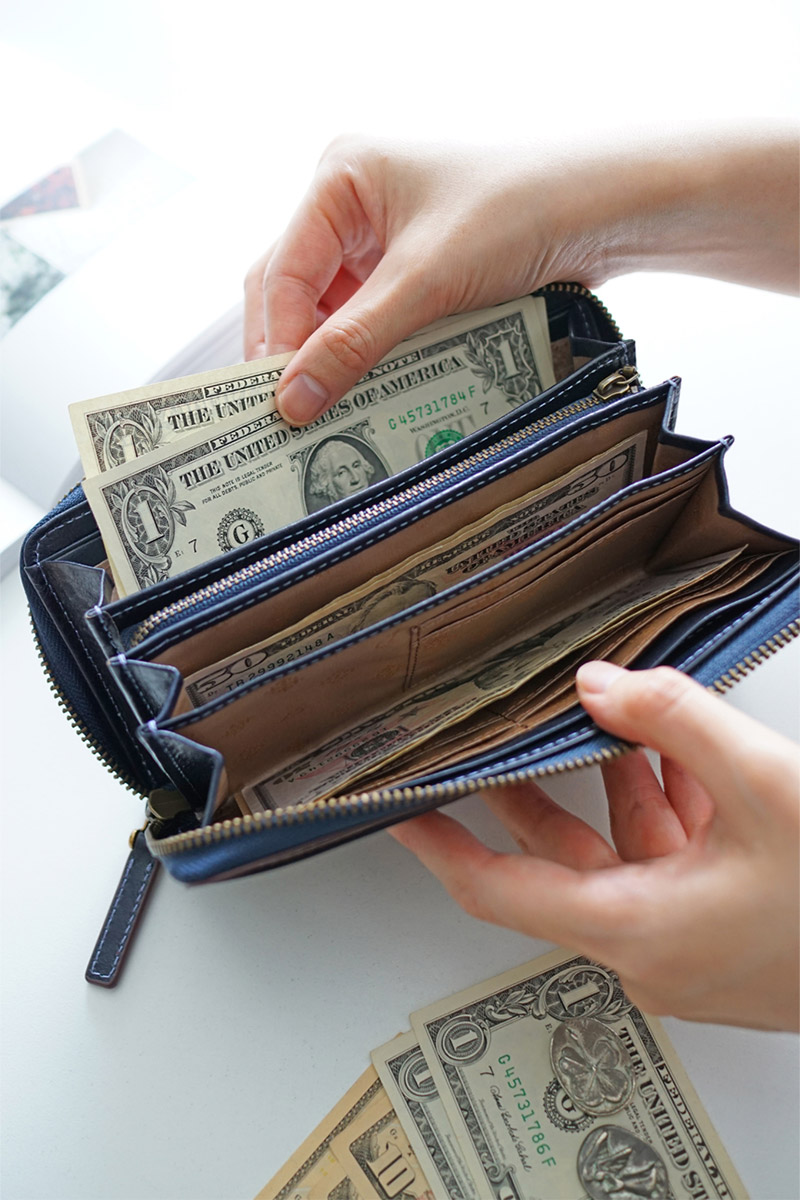 Dakota（ダコタ） 3年保証＋プレゼント付 トリコローレ 小銭入れ付き長