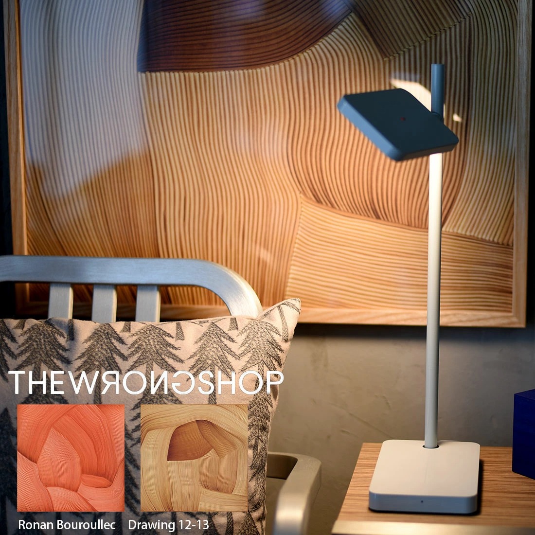 WRONGSHOP ロングショップ ロナン・ブルレック Drawing 12.13 ポスター