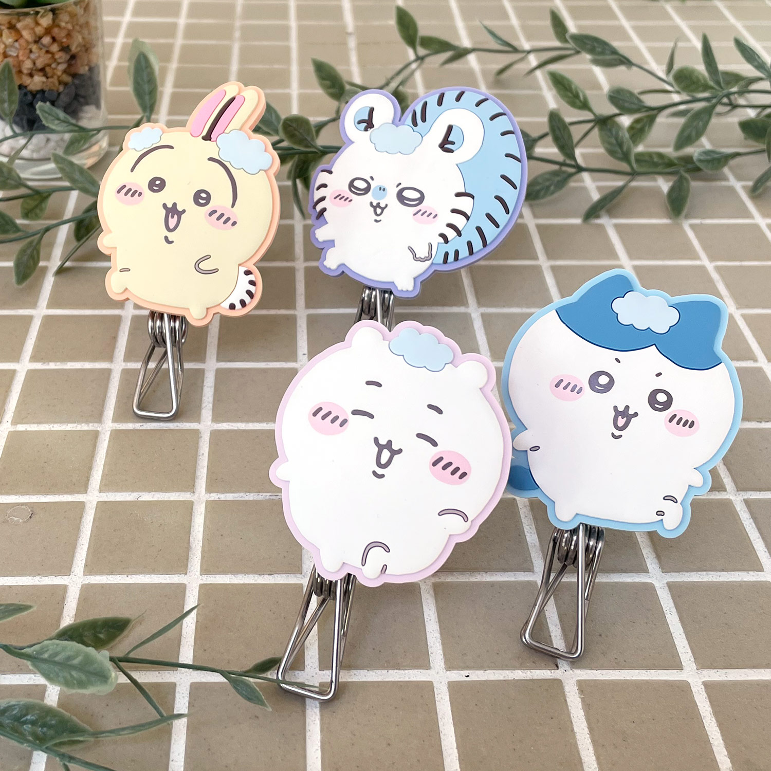 ちいかわ ハンガークリップ ＜ ちいかわ&ハチワレ ＞ ランドリー