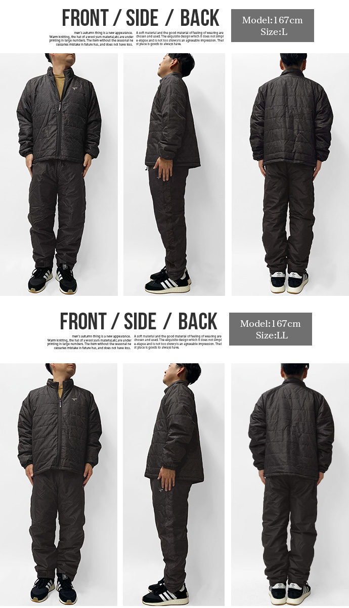 アウター ブルゾン ジャケット 中綿 ジップアップ スポーツ ゴルフ