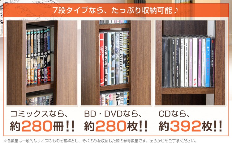 回転本棚 回転式本棚 7段 回転ブックラック 回転式ブックラック 大容量