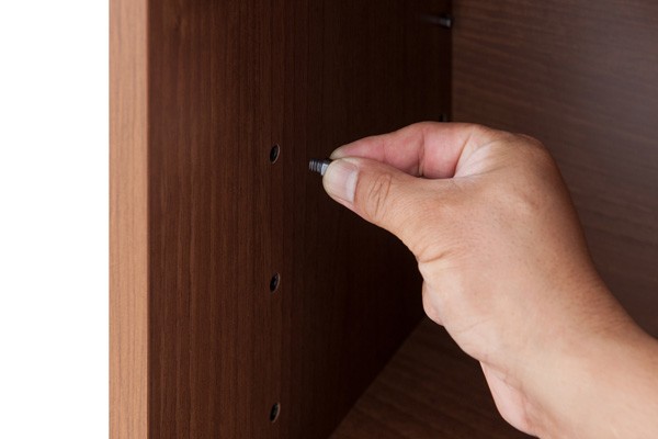 キャビネット ガラス扉 ダークブラウン 引き戸 薄型 省スペース 幅90