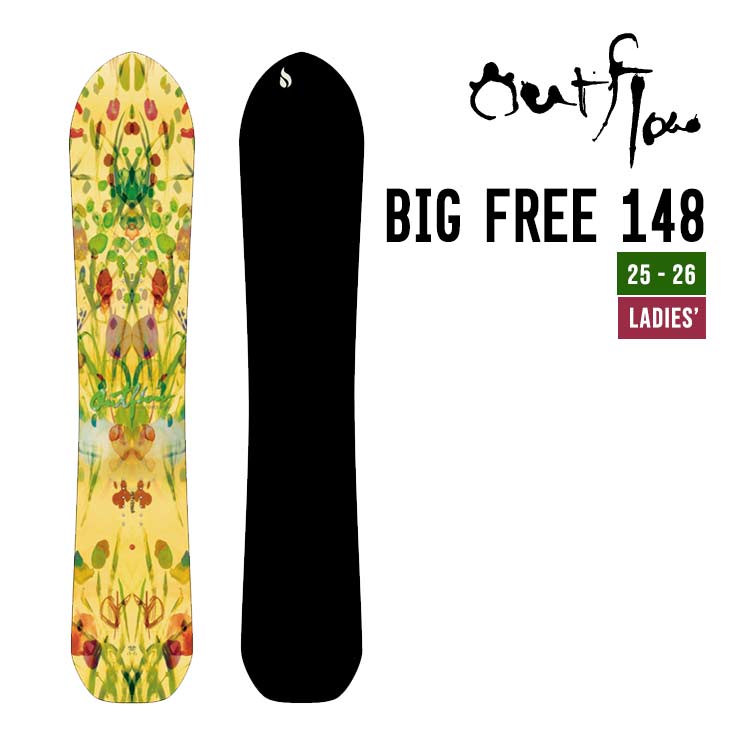 OUTFLOW アウトフロー 25-26 BIG FREE 148 ビッグ フリー スノーボード