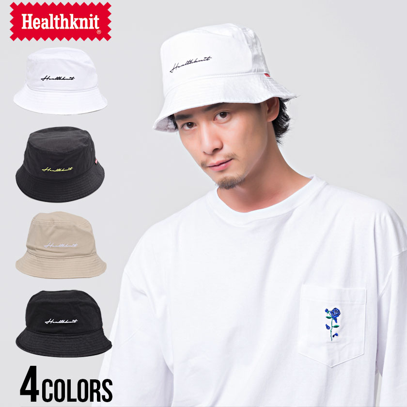 Healthknit（ヘルスニット） バケットハット メンズ レディース つば広