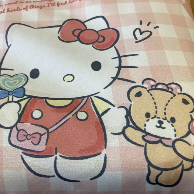 丸眞 枕 ジュニア枕 ハローキティ ホリデーキティ 洗えるまくら 子供用