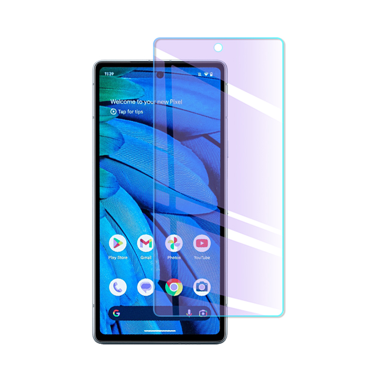 L&Lスマホサービス Google Pixel 7A 保護フィルム Pixel 8/7/6 ブルー