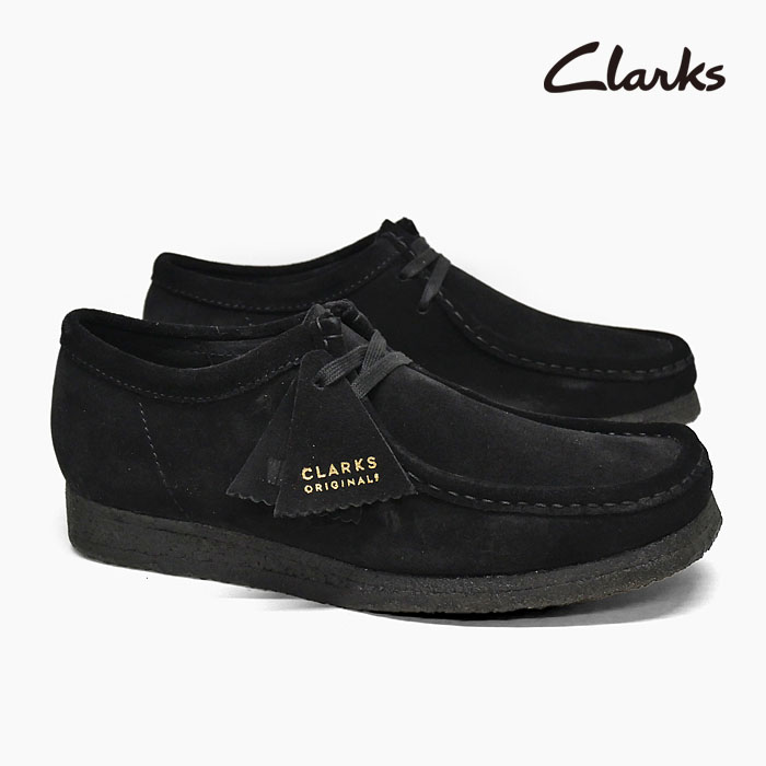 Clarks Originals クラークス ワラビー CLARKS WALLABEE BLACK SUEDE