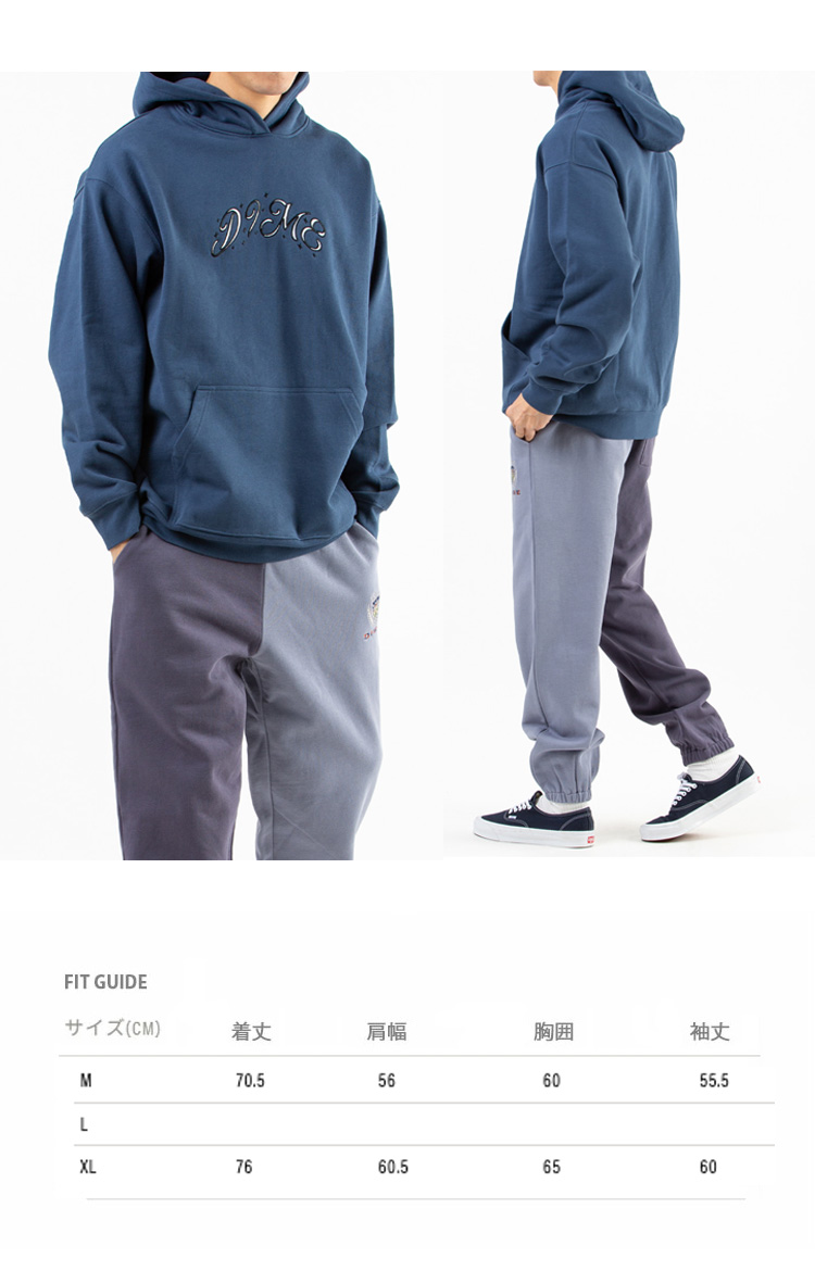 VANS（ヴァンズ） Dime ダイム パーカー SPARKLE HOODIE INDIGO