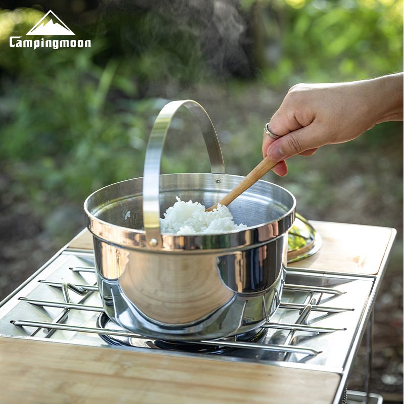 CAMPINGMOON ライスクッカー ミニ キャンプ アウトドア クッカー 鍋