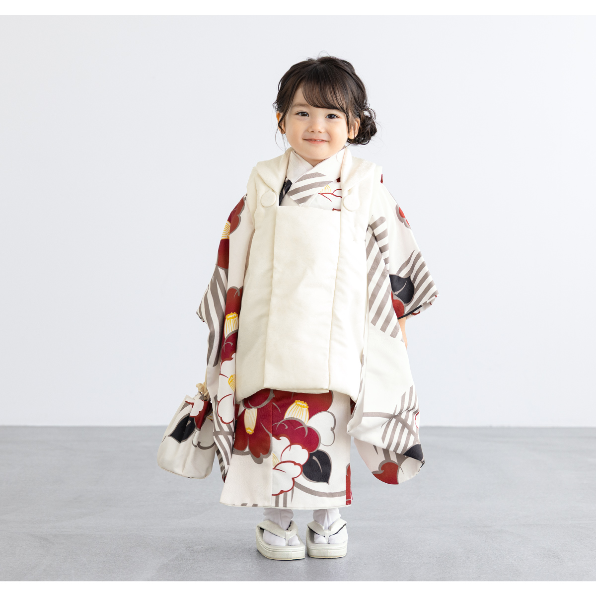 SOUBIEN（創美苑） 七五三 着物 3歳 販売 女の子 三歳 着物セット 被布