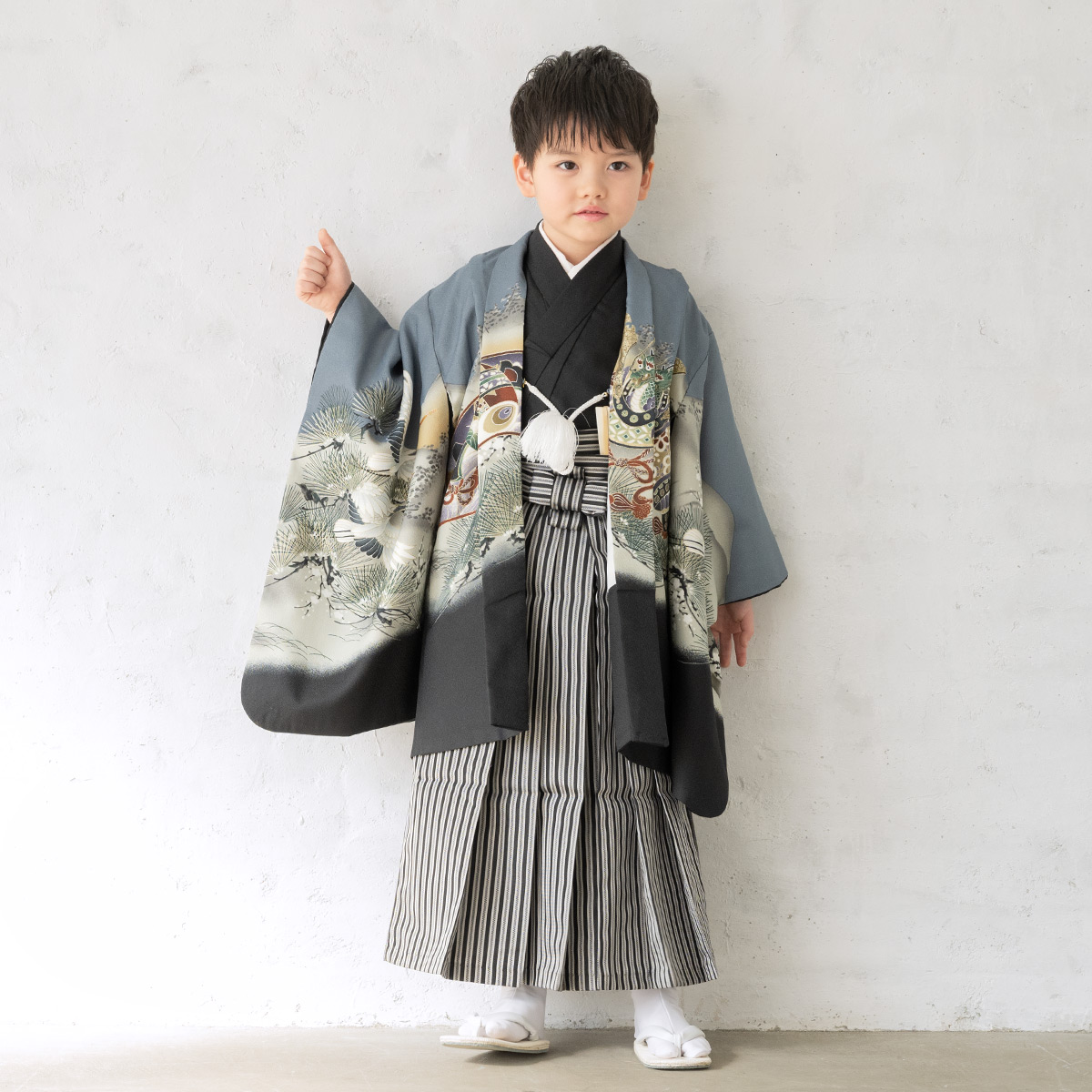 SOUBIEN（創美苑） 七五三 着物 レンタル 5歳 男の子 フルセット 袴