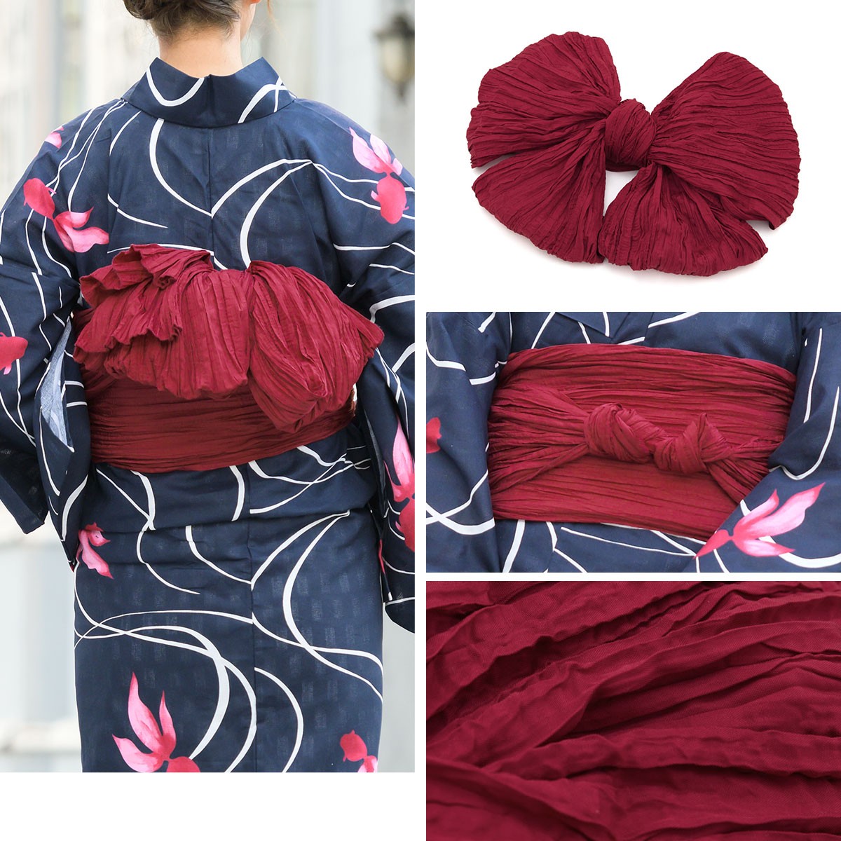 SOUBIEN（創美苑） 浴衣 セット レディース 浴衣セット 大人 F 帯 夏 2