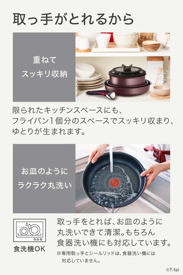 T-fal インジニオ・ネオ IHマロンブラウン・アンリミテッド セット9