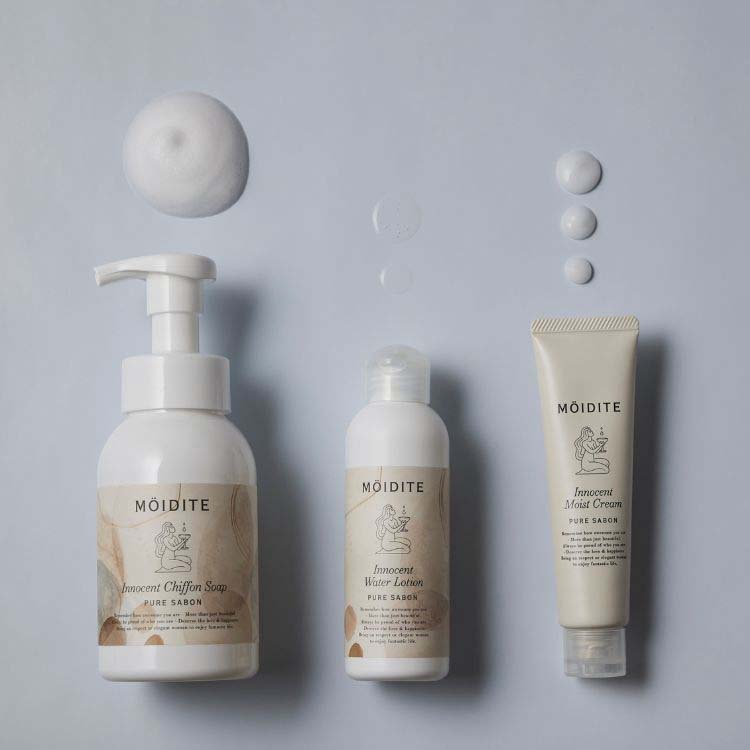 モアディーテ イノセントウォーターローション ピュアサボンの香り