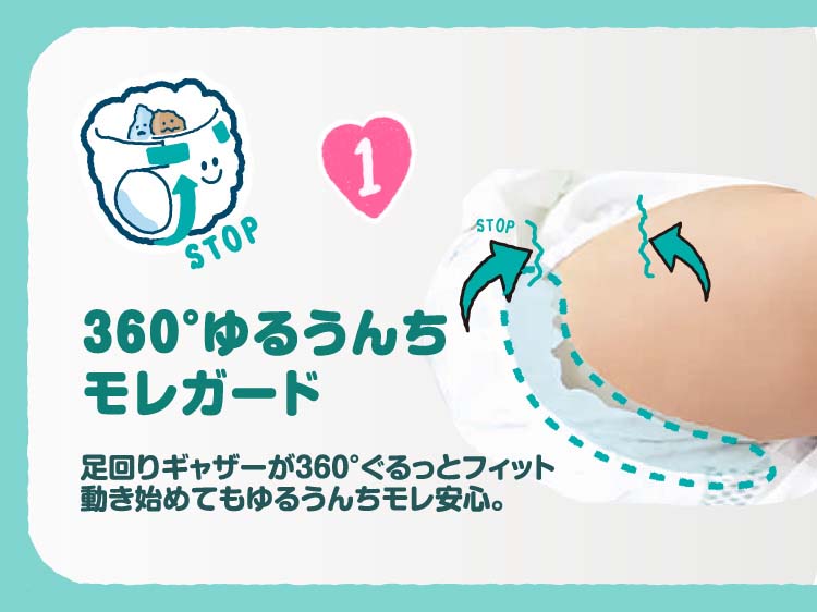 パンパース さらさらケア テープ Lサイズ オムツ 9-14kg ( 54枚入
