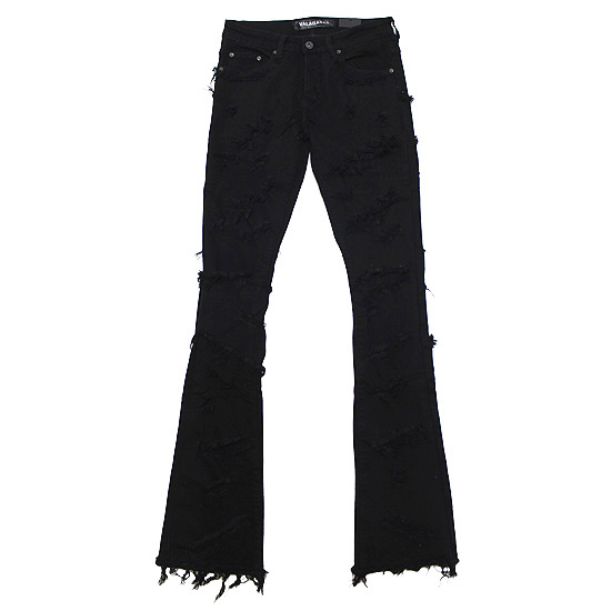 VALABASAS ヴァラバサス フレアデニムパンツ EYEORE STACKED FLARE