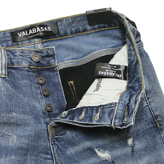 VALABASAS ヴァラバサス バギーデニムパンツ RIFT BLUE WASH BAGGY