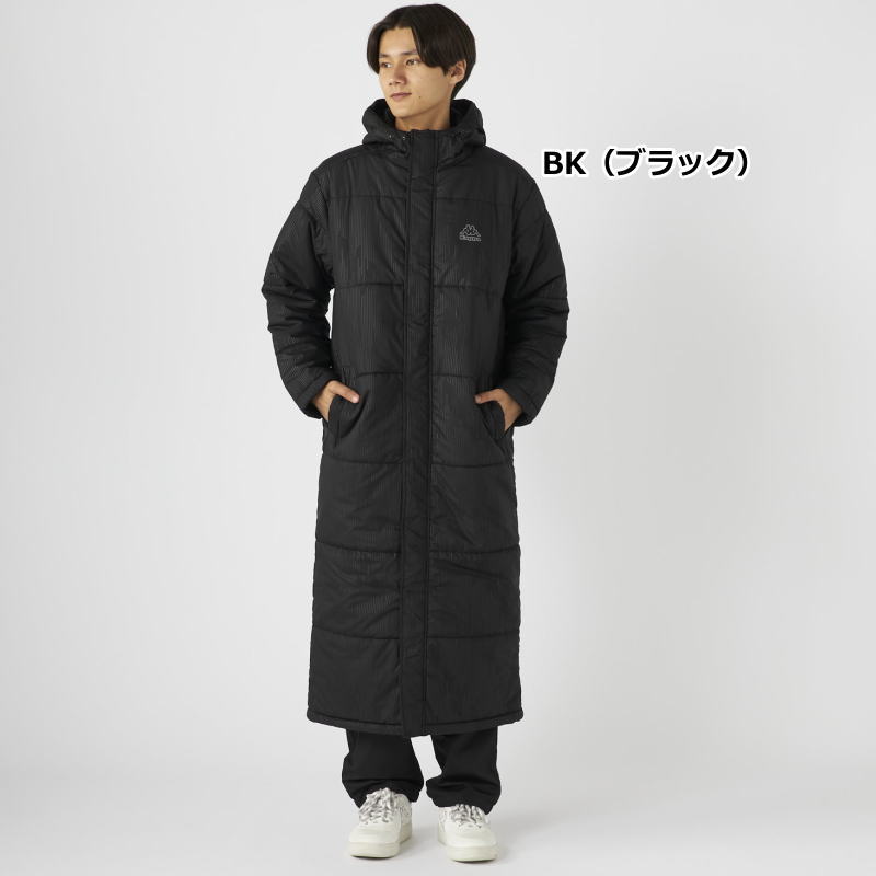 Kappa（カッパ） ベンチコート メンズ コート 中綿入り ロングコート