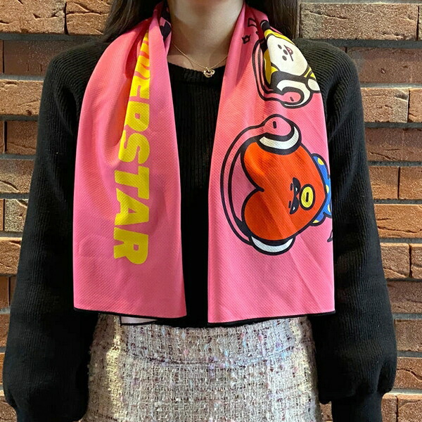 BT21 公式グッズ タオル 接触冷感 冷たい 袋入り 30×100cm かわいい