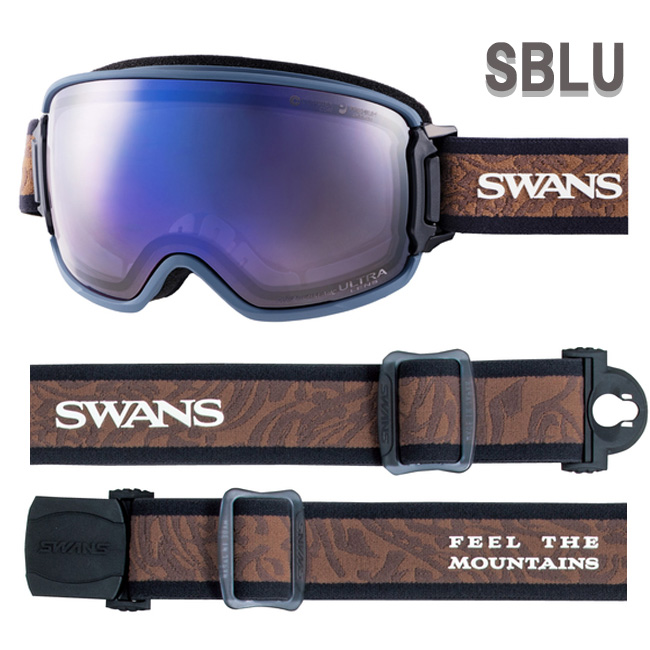 スノーゴーグル SWANS スワンズ RIDGELINE ダブルレンズ メガネ対応