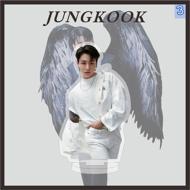 2番目半額 Jung Kookグッズ アクリルスタンド CK グク 防弾少年団 写真