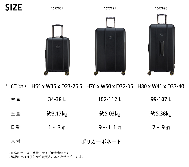 DELSEY（デルセー） 送料無料 正規品 スーツケース カデンス スーツ