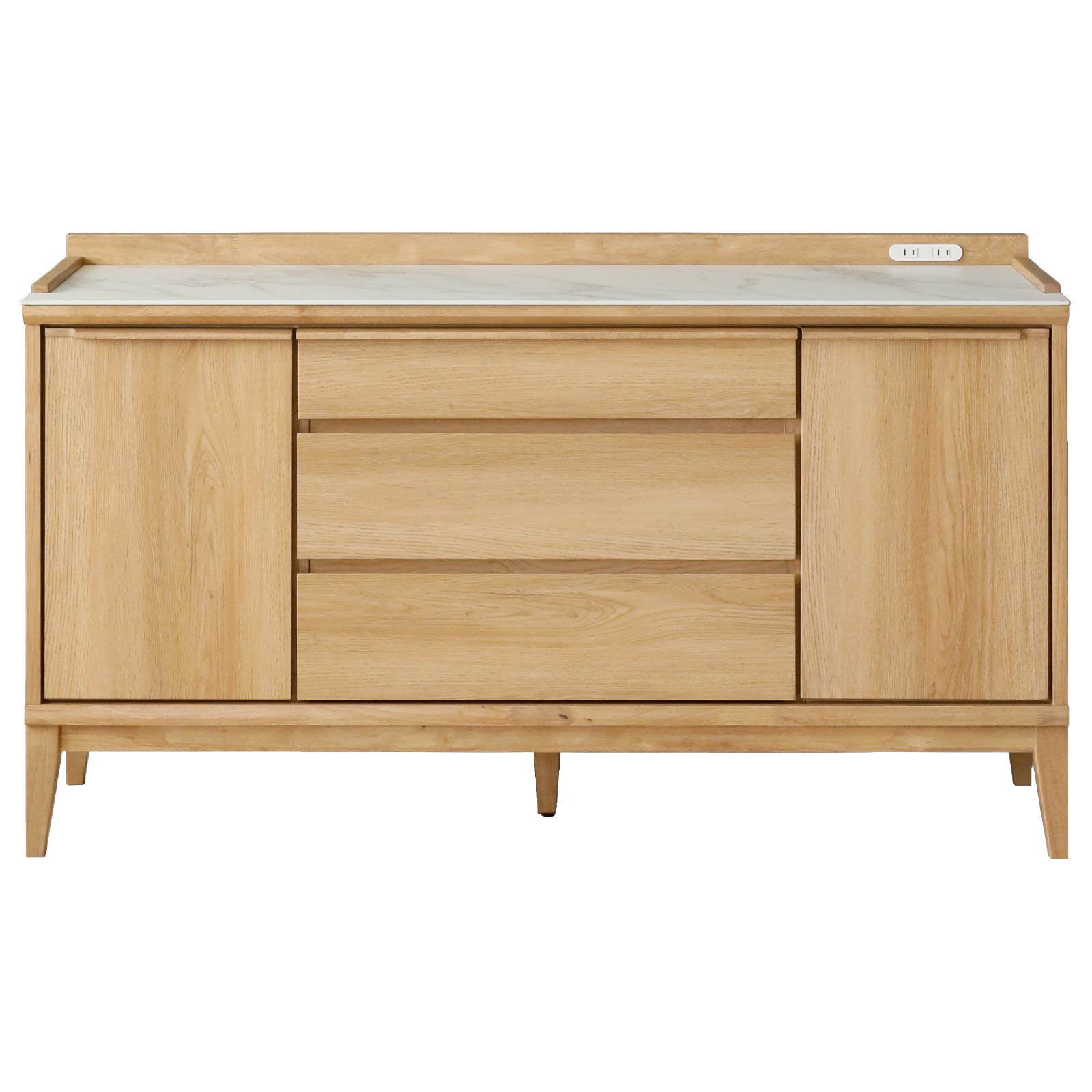 シギヤマ家具工業 サイドボード キャビネット 幅 140 cm セラミック