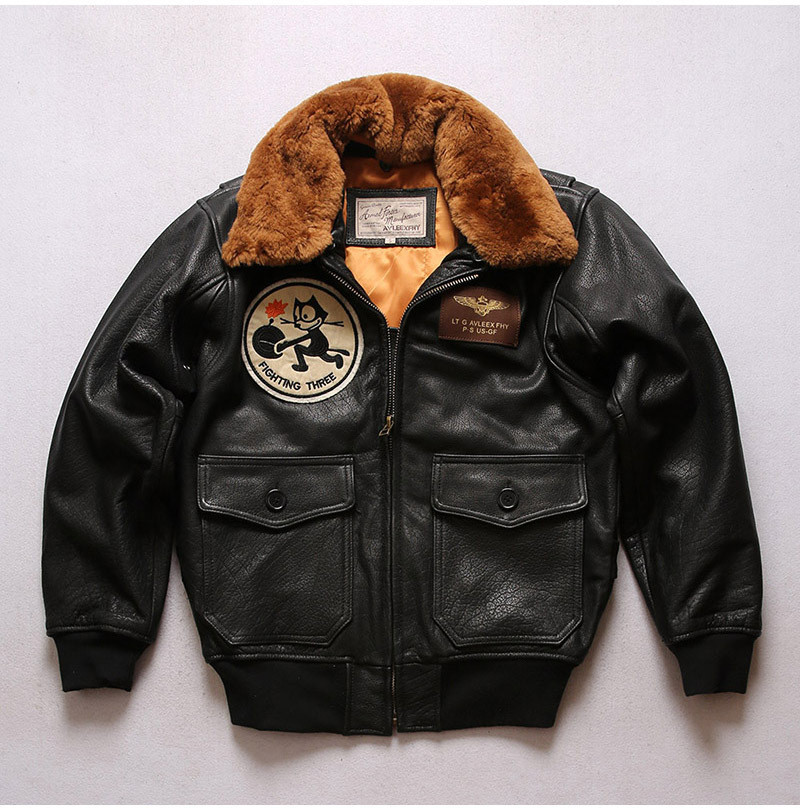 本革フライトジャケット 本革ジャケット 牛革 アメリカG1空軍服 綿入り