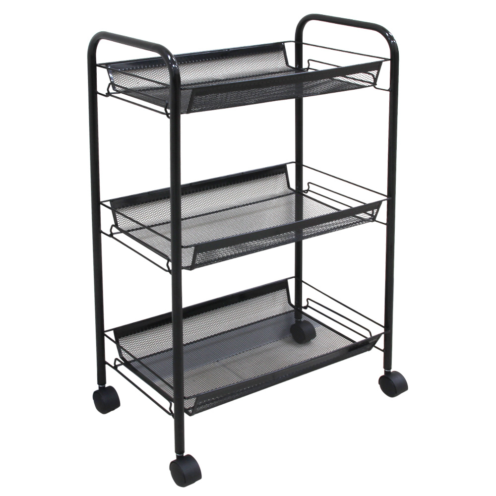 WEIMALL（ウェイモール） キッチンワゴン キャスター付き メッシュ