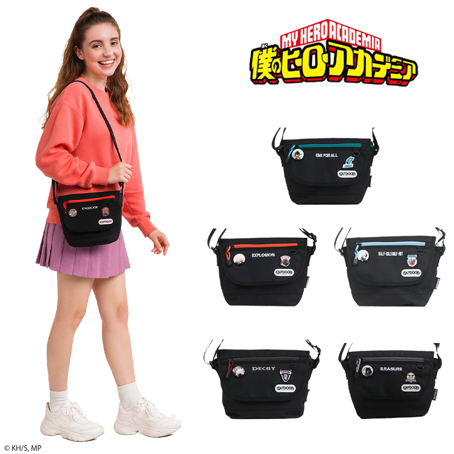 outdoor products】ha02 僕のヒーローアカデミア 缶バッチ付きフラップ