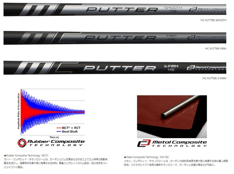 フジクラシャフト フジクラ MC Putter パターシャフト 単体購入不可