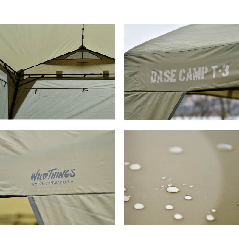 WILD TIHNGS】WILD THINGS BASE CAMP T-3｜テント｜ワイルドシングス