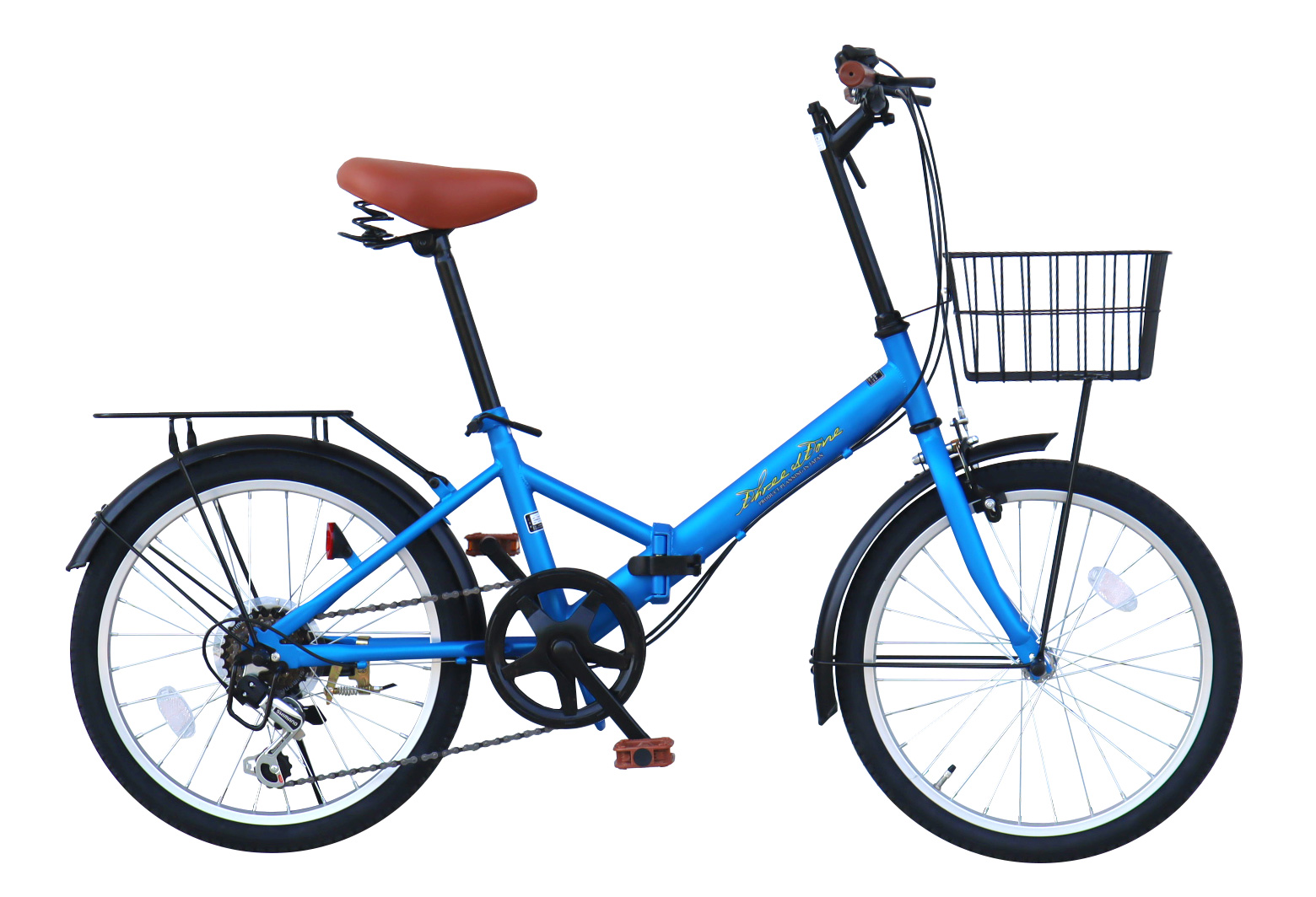 アイジュサイクル 折りたたみ自転車 荷台付き 20インチ シマノ 6段ギア