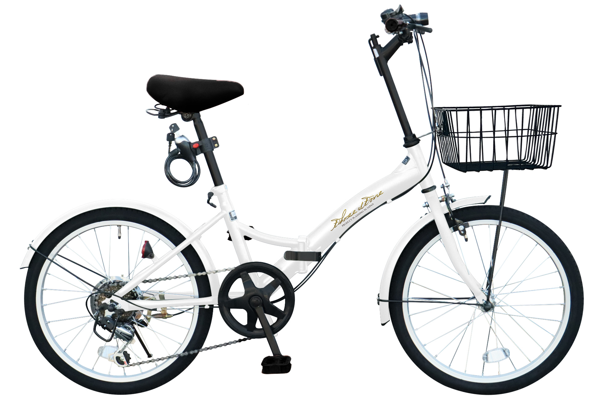 アイジュサイクル 【新商品】 折りたたみ自転車 20インチ シマノ製 6段