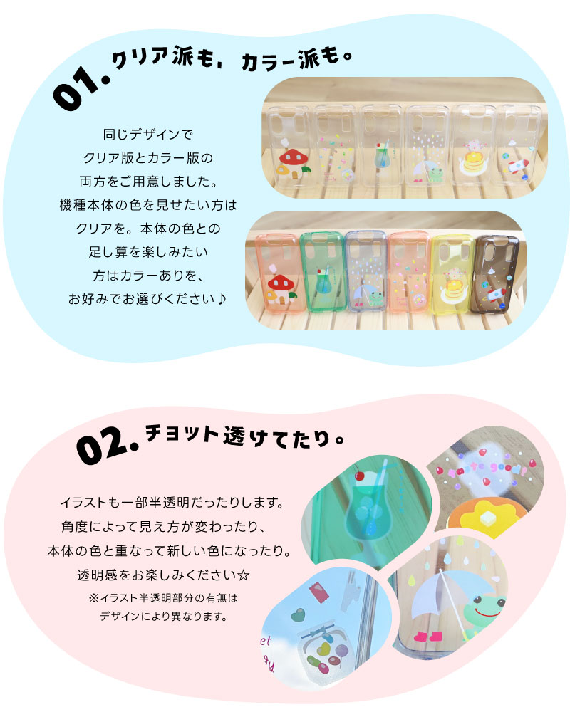 キッズケータイ KY-41C ケース ソフト クリアケース ソフトケース