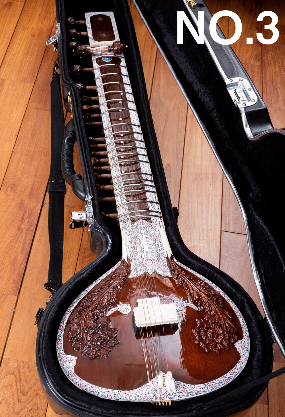 送料無料 シタール Sitar インド 楽器 (Kartar Music House社製