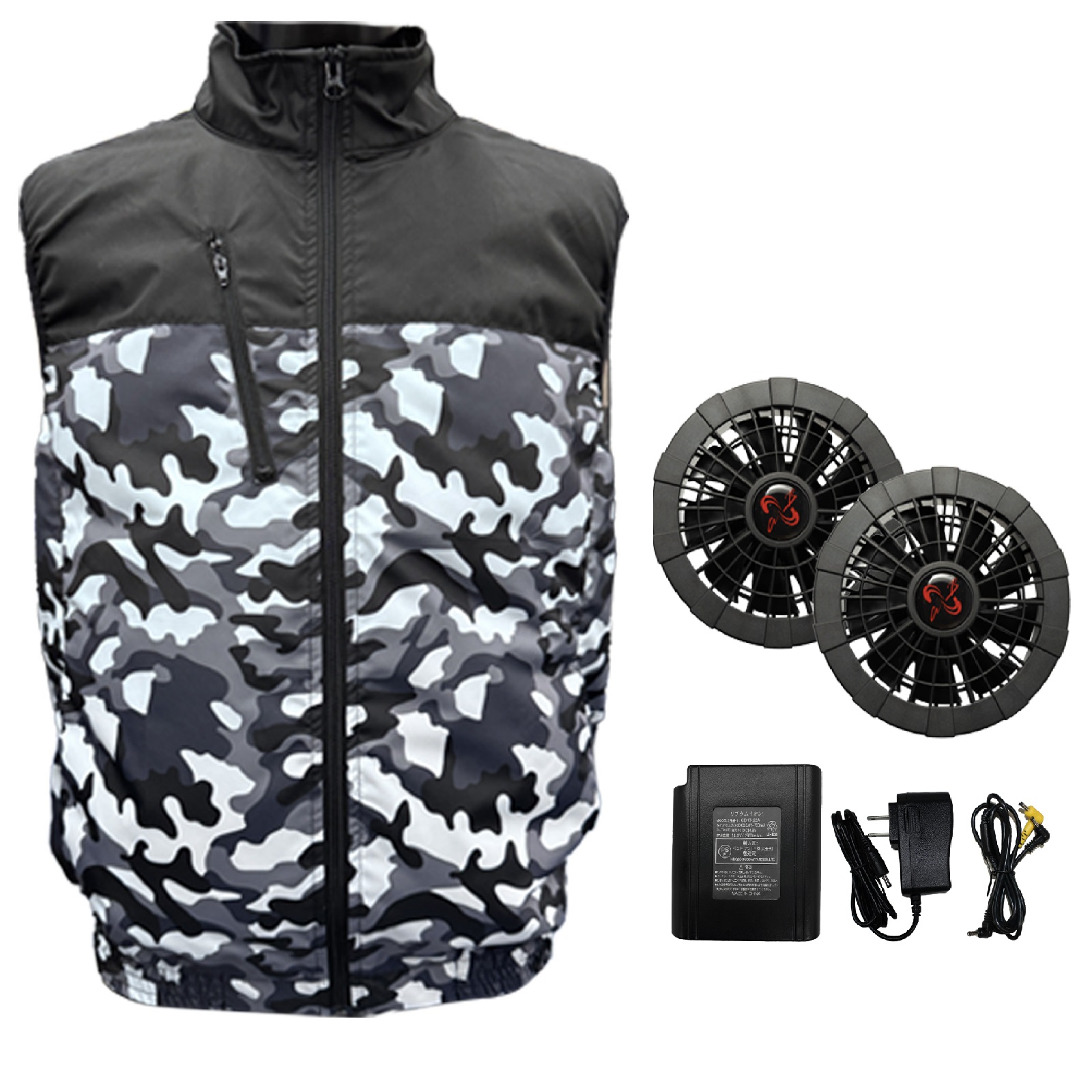 空調作業服 空調ベスト 空調ウェア フルセット 2025 2024 最強 最新