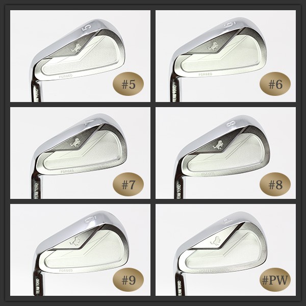 東邦ゴルフ 左 アイアンセット レフティ 6本セット #5 6 7 8 9 PW CNC