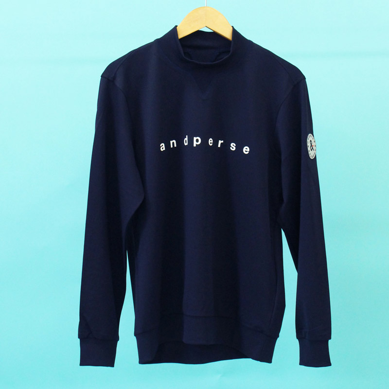 and per se（アンパスィ） ゴルフウェア メンズ トレーナー モック
