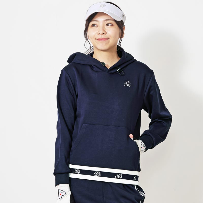 ゴルフウェア レディース gs GOLF プルパーカー フーディー スウェット