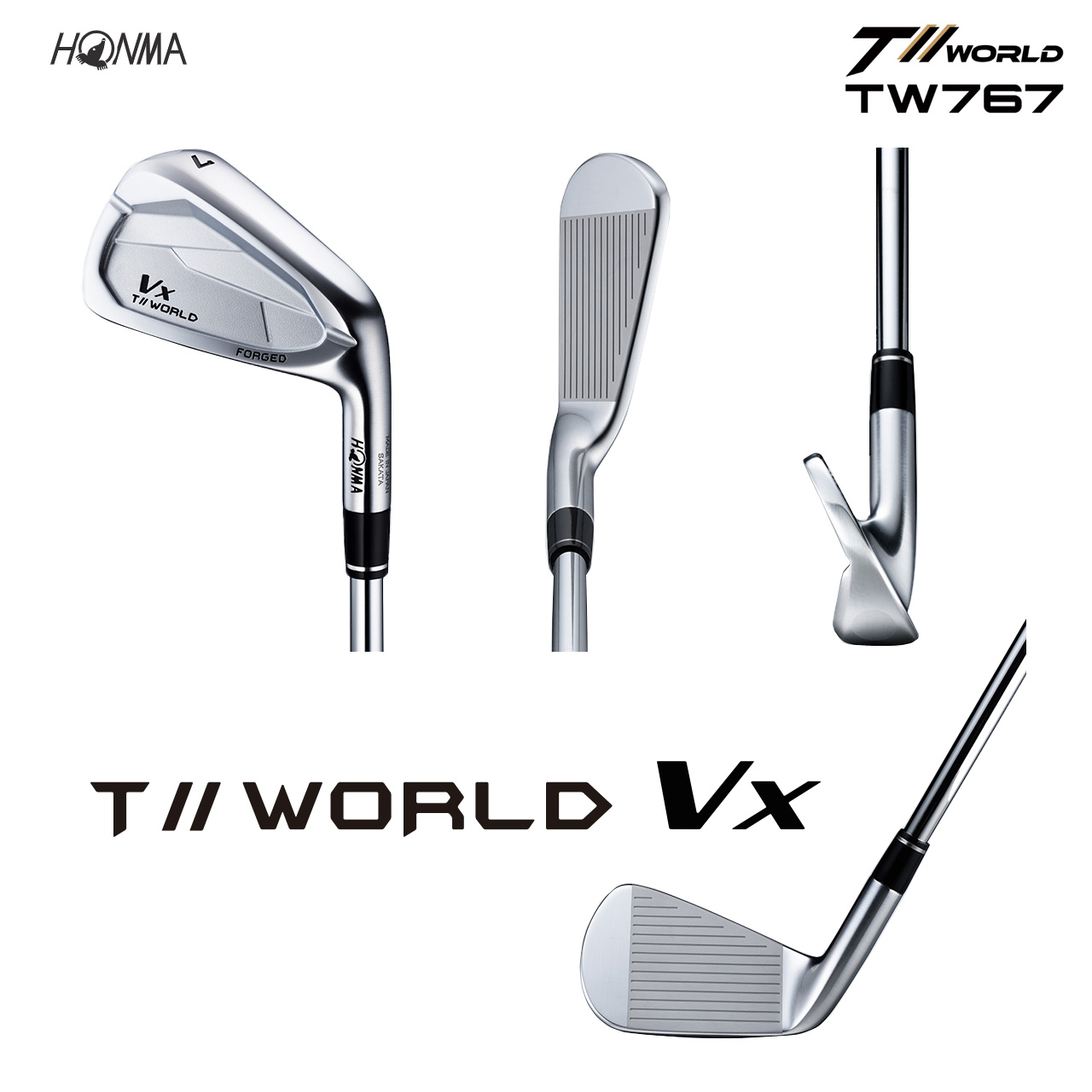 TW767 HONMA T//WORLD Vx アイアン 5本セット(#6〜P) 【N.S.PRO MODUS3