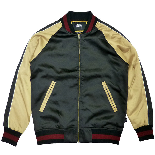 STUSSY（ステューシー） UO×Stussy Satin Souvenir Jacket アーバン