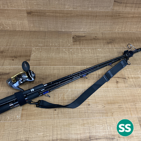 竿邦作 和竿 海津竿 八洲調子 ヘチ竿 2本継 全長約237cm 穂先ケース付