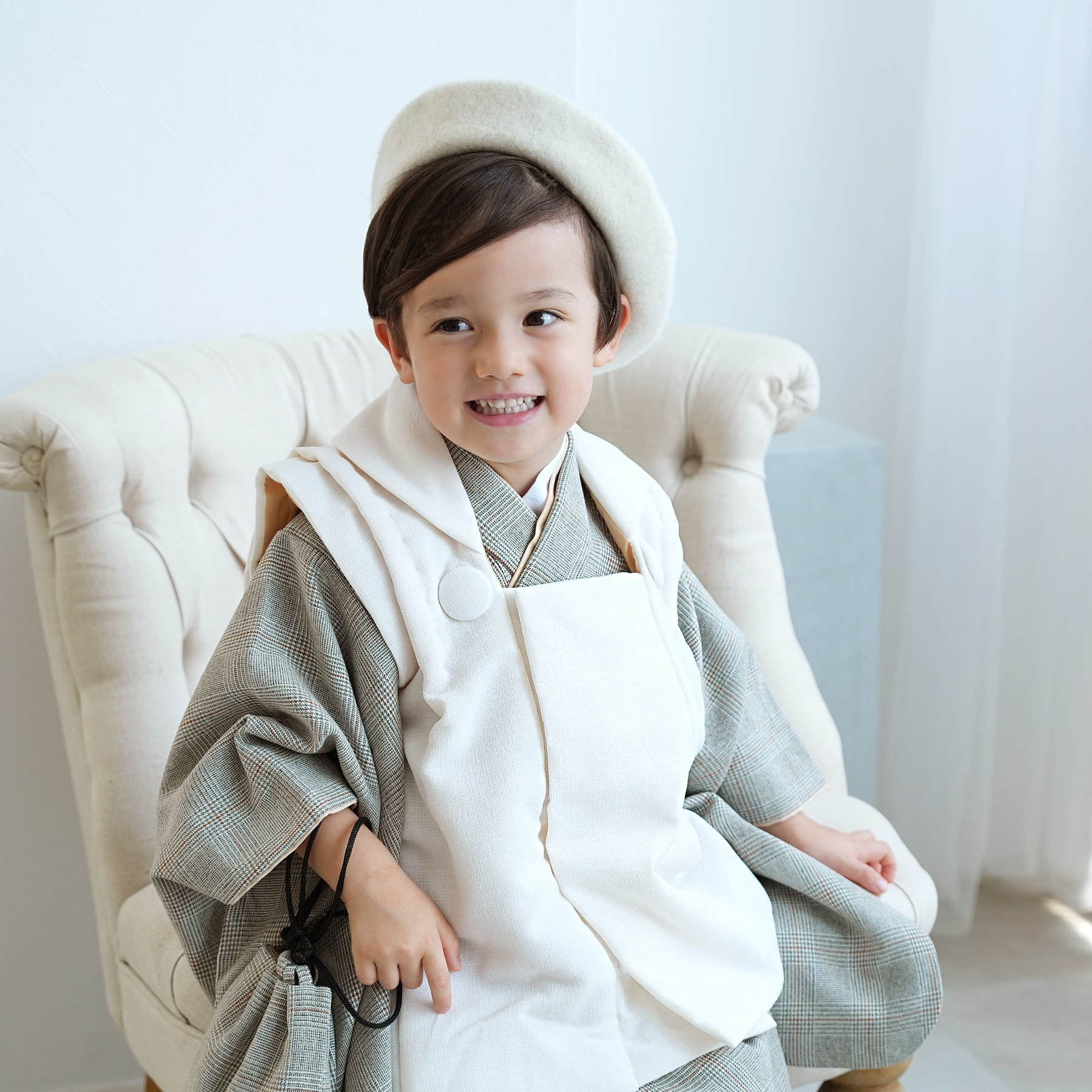 レンタル 七五三 3歳 男の子 セット utatane 古典柄 レトロ