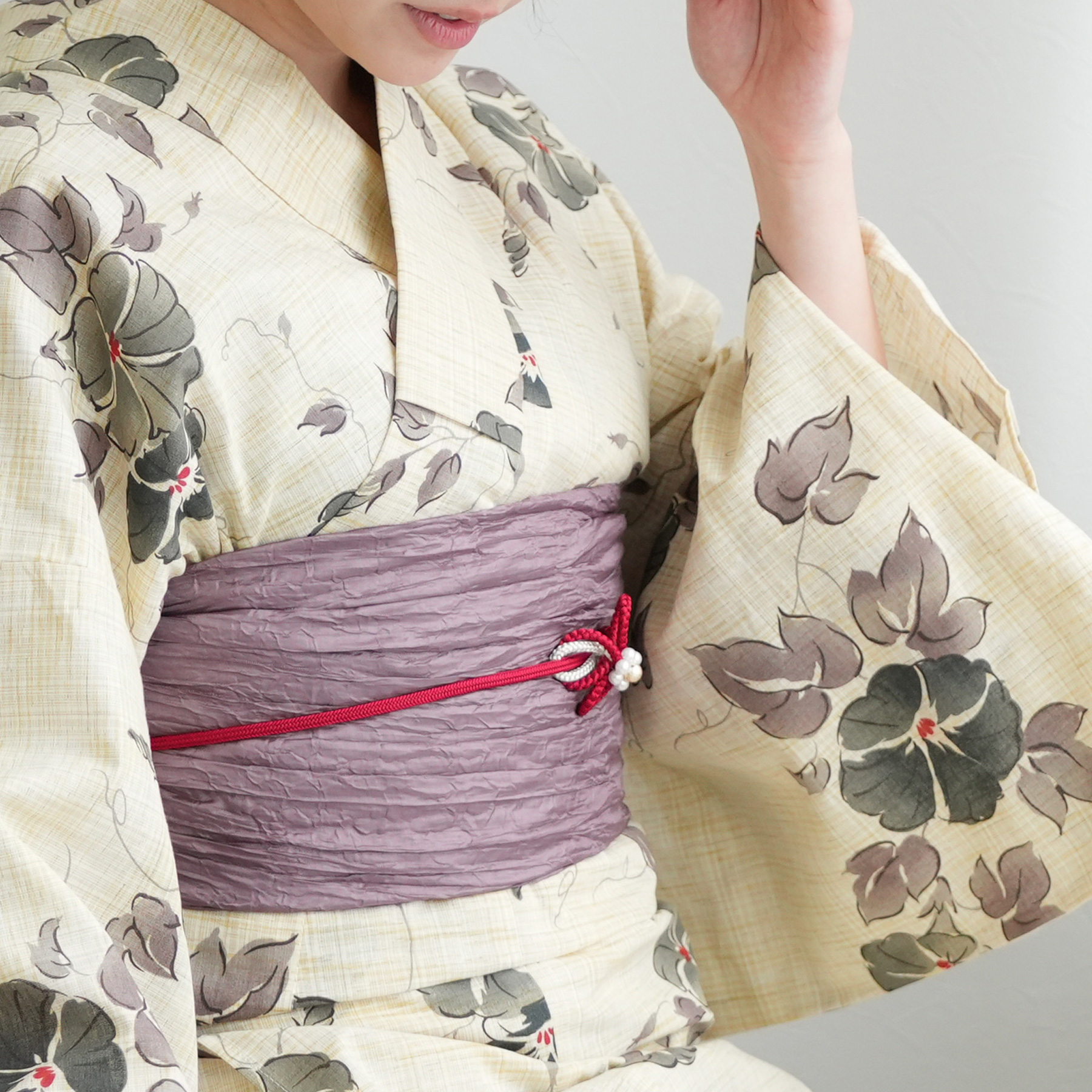 utatane 浴衣 レディース セット 浴衣/帯/下駄 フリーサイズ 古典柄