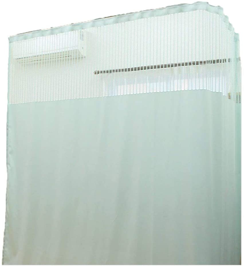 即納) 医療用カーテン 上部ネット50cm 一体型カーテン 幅400×丈233cm 1