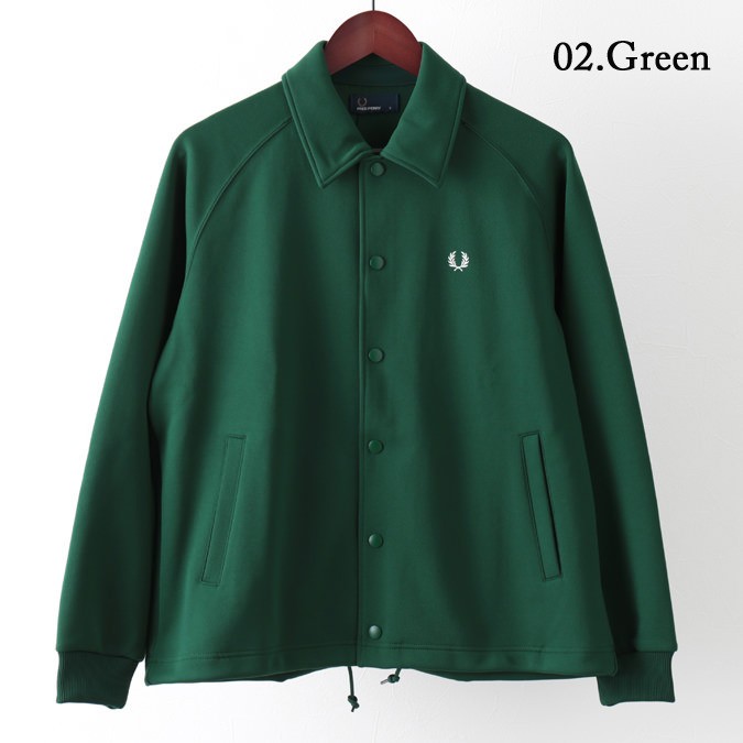 FRED PERRY グリーン ジップアップジャケット XL